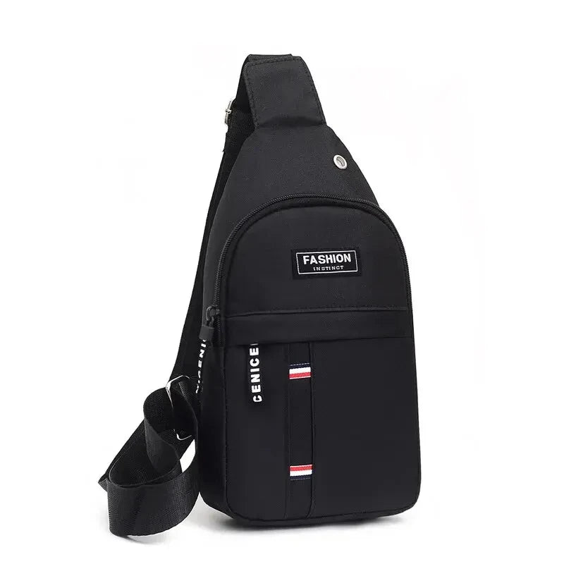 Bolso cruzado minimalista para hombre – Bandolera ligera antirrobo de gran capacidad para deporte, running y actividades al aire libre