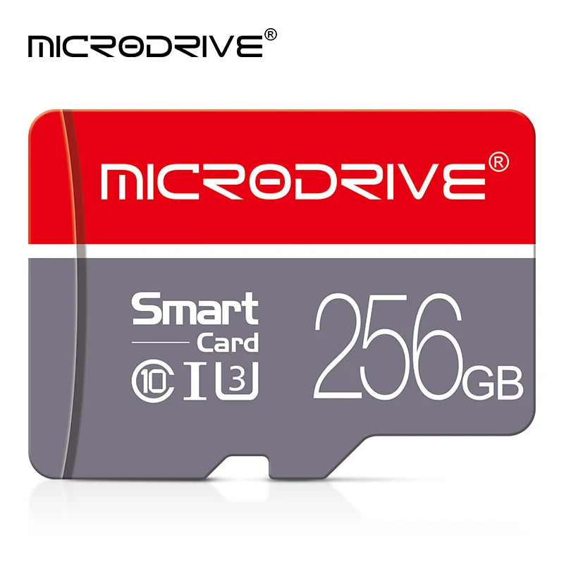 Tarjeta de Memoria Micro SD Mini TF Alta Velocidad Clase 10 – 4GB, 8GB, 16GB, 32GB, 64GB, 128GB, 256GB + Adaptador SD