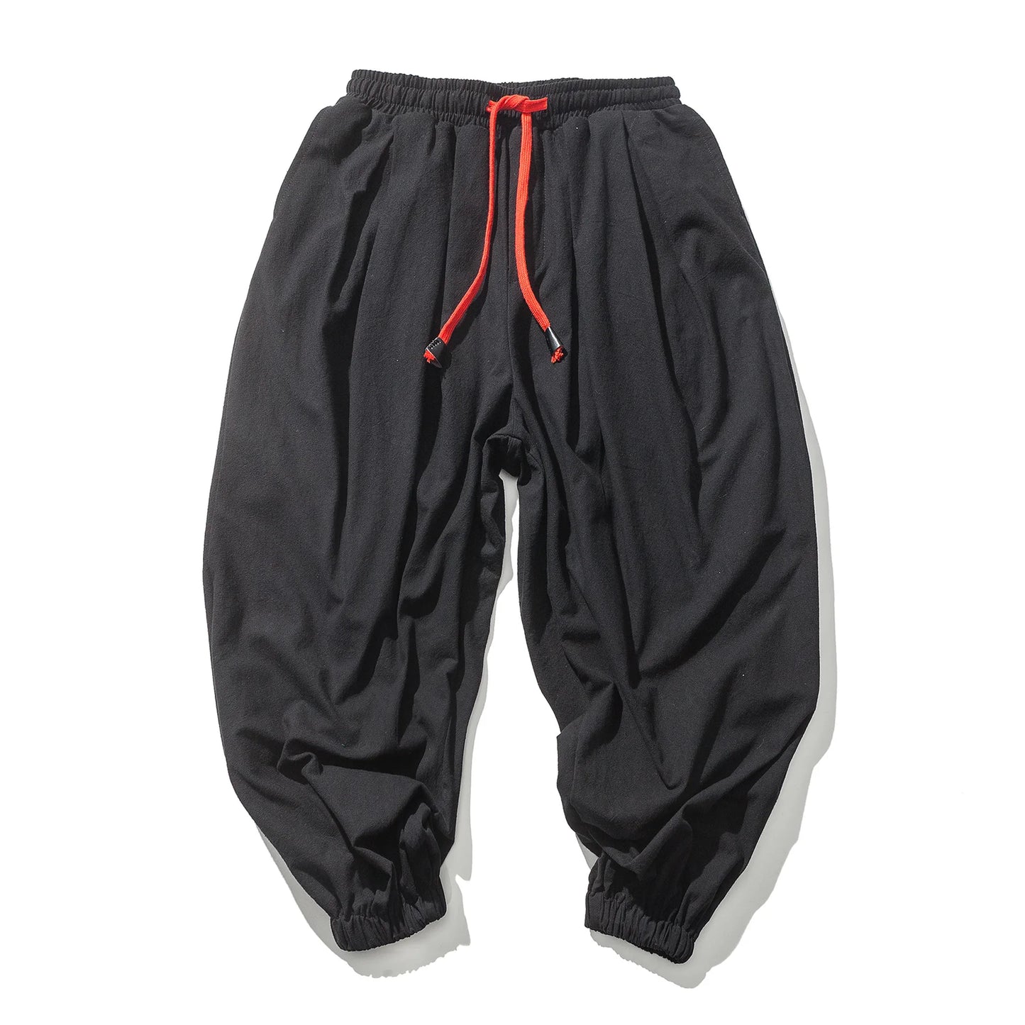 Pantalones Harem Hombre 2025 | Lino Suelto Oversize Estilo Chino Casual