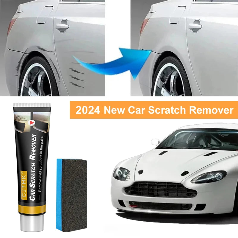 Removedor de Rayones para Coche | Pasta Reparadora y Pulidora de Pintura con Cera Anti-Rayaduras