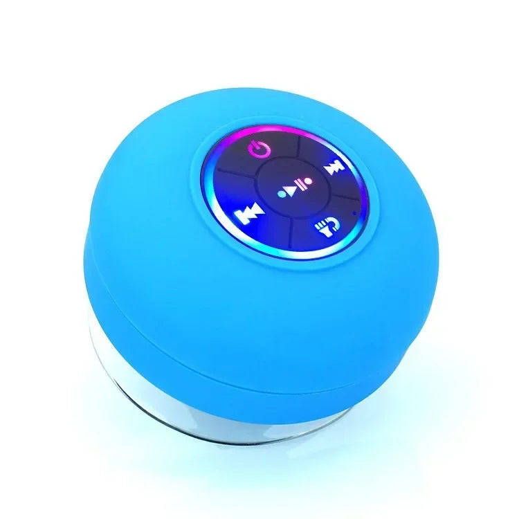 Mini Altavoz Bluetooth Portátil Impermeable con Ventosa | Parlante Estéreo Inalámbrico IPX4 para Baño, Ducha, Cocina y Deporte