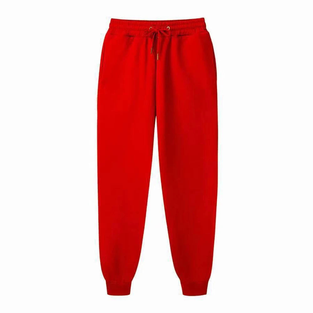 Pantalones Deportivos Hombre | Primavera y Otoño | Felpa Oversized con Cordón y Bolsillos