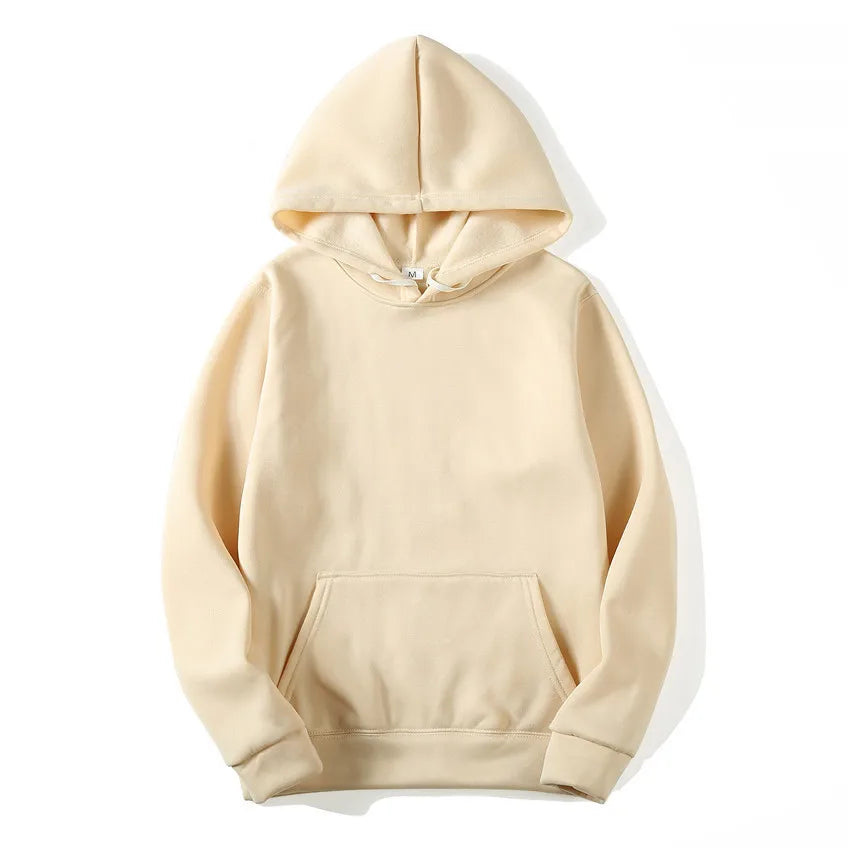 Hoodie Básico Unisex – Sudadera Casual Hombre y Mujer para Primavera, Otoño e Invierno