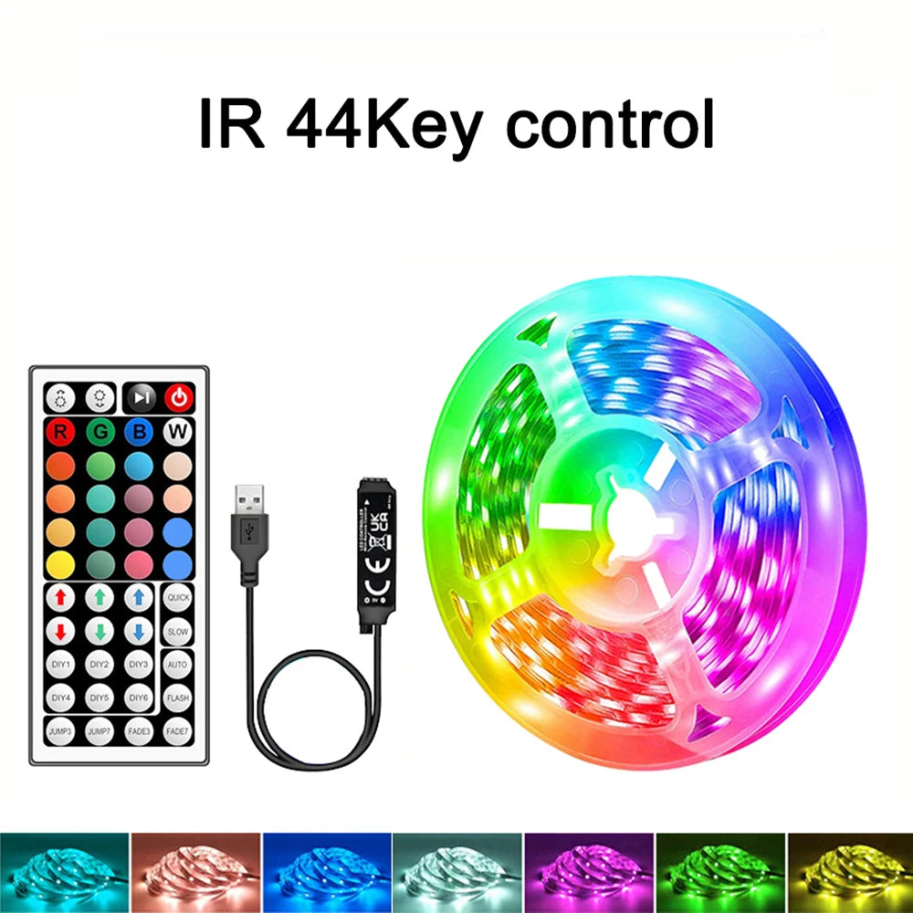 Tira LED 40M RGB con Control por APP y Mando | USB 5V | Luces Musicales con Sincronización al Ritmo | Decoración para Habitación y TV