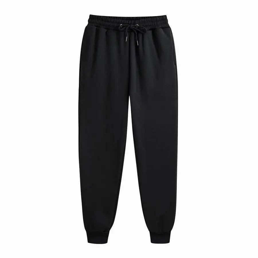 Pantalones Deportivos Hombre | Primavera y Otoño | Felpa Oversized con Cordón y Bolsillos