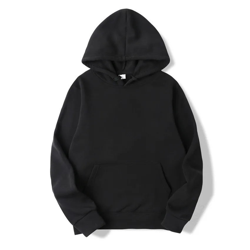 Hoodie Básico Unisex – Sudadera Casual Hombre y Mujer para Primavera, Otoño e Invierno