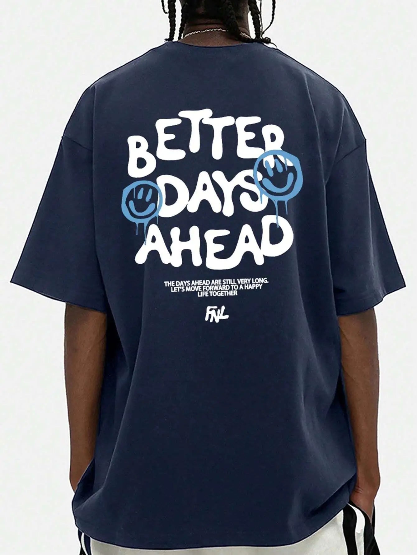 Camiseta Unisex 2025 | Estilo Casual Oversize con Estampado “Better Days Ahead”