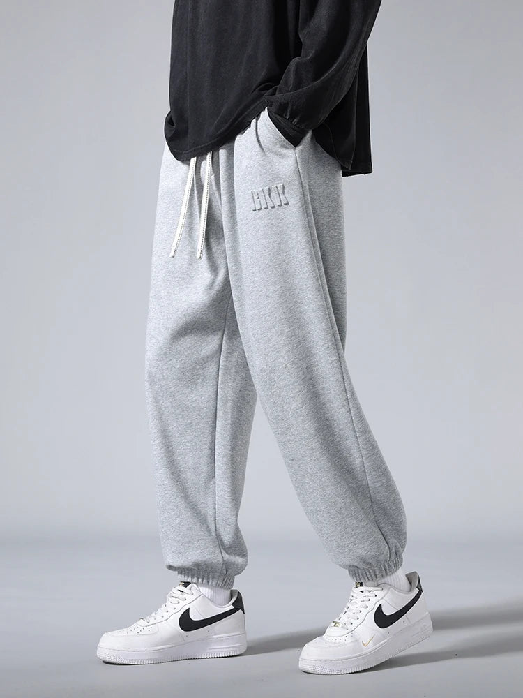 Pantalones Jogger de Algodón y Poliéster para Hombre – Tallas Grandes 6XL-8XL, Deportivos, Baggy, Cintura Elástica, Harem Hip Hop Sueltos