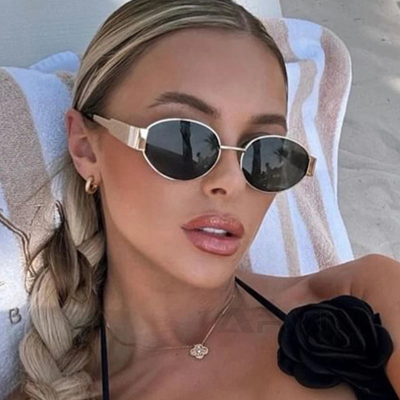 Gafas de Sol Ovaladas Retro Unisex | Estilo Clásico y Protección UV400