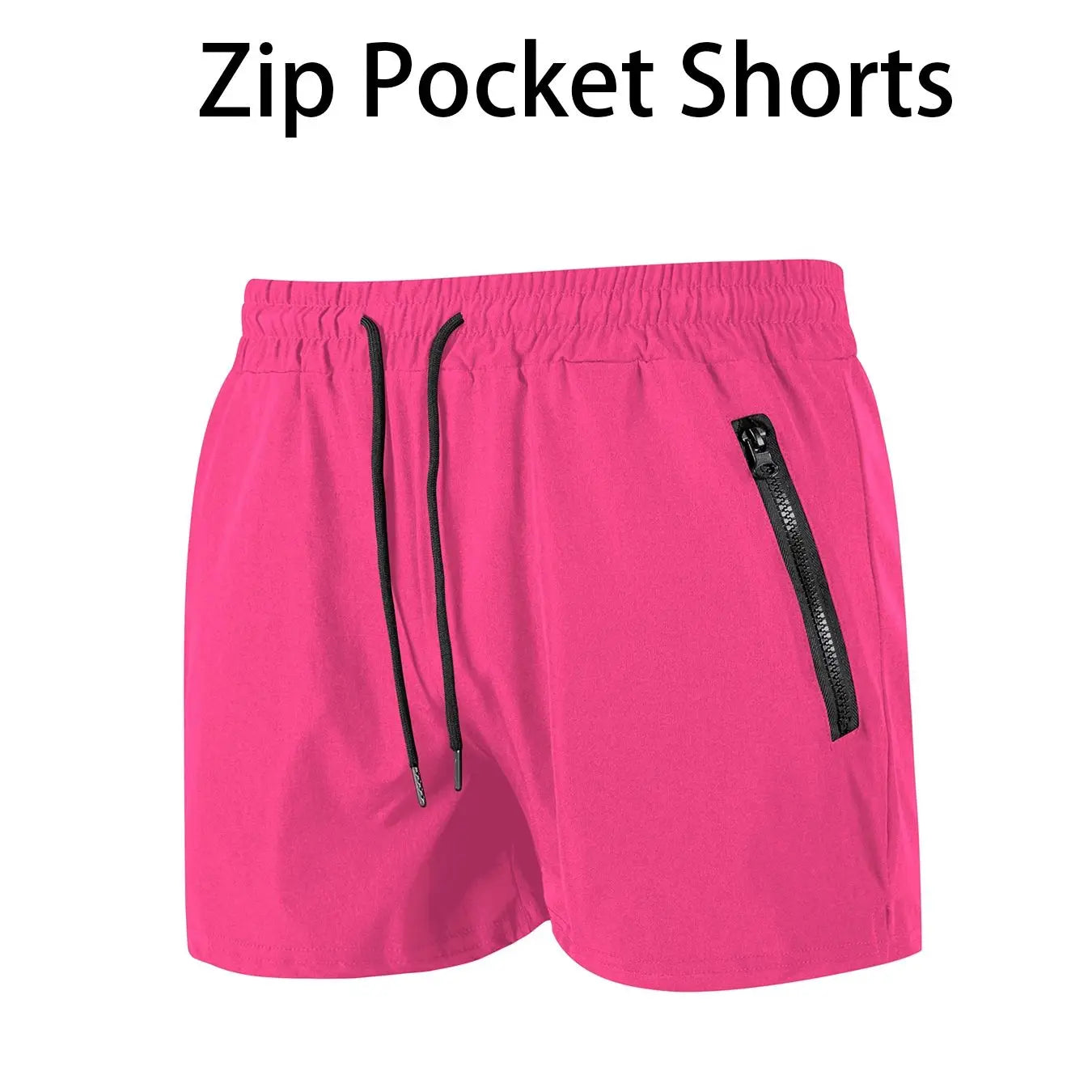 Bañador Hombre con Bolsillos Cremallera | Shorts Playa Secado Rápido con Malla – Swimwear Verano