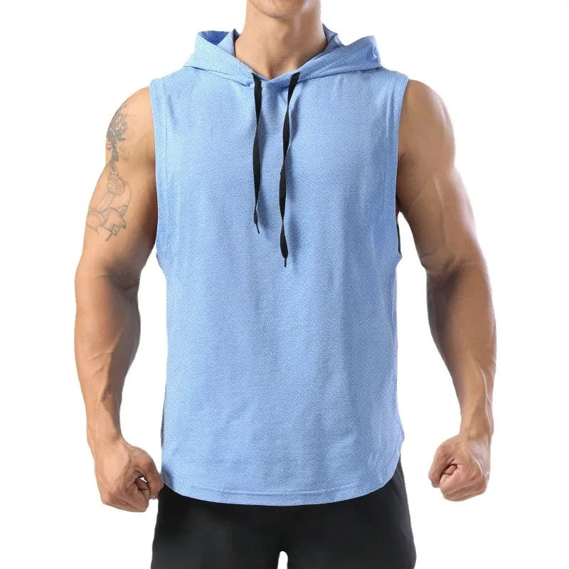 Tank Top de Hombre para Gym – Camiseta sin Mangas de Secado Rápido para Baloncesto, Running y Fitness