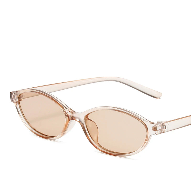 Gafas de Sol Vintage Ovaladas | Small Frame Ellipse Unisex Estilo Retro Redondas UV400