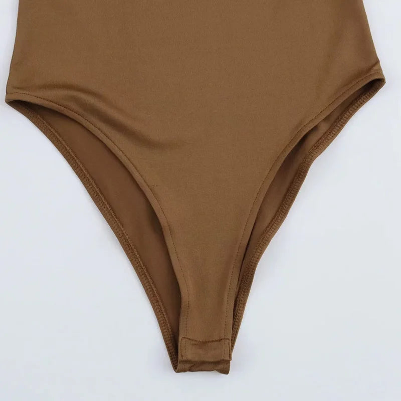 Body Mujer TRAF 2025 Slim | Manga Larga Negro