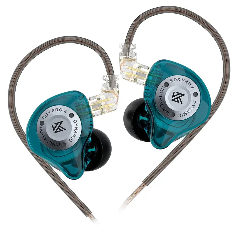 KZ EDX PRO X Auriculares In-Ear HIFI – Graves Potentes, Cancelación de Ruido, Cable Desmontable 3.5mm