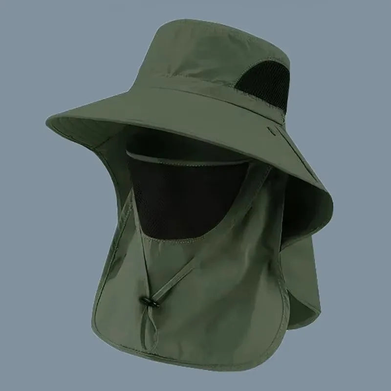 Sombrero Unisex de Verano | Protección UV | Transpirable e Impermeable | Gorro de Pesca, Ciclismo y Escalada con Protección de Cuello