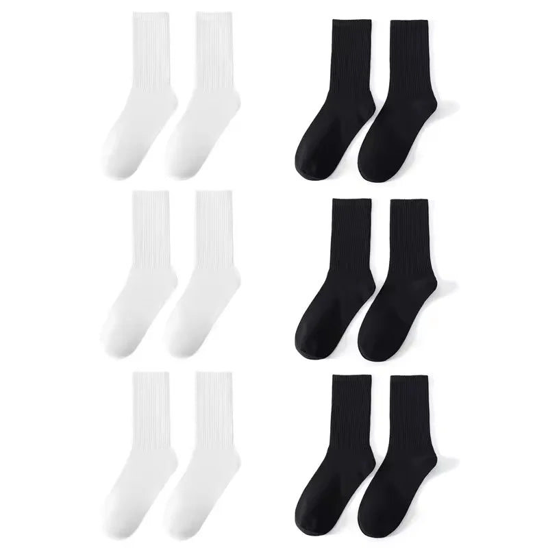5 Pares de Calcetines para Hombre – Moda Vintage Deportiva | Calcetines Cálidos de Otoño e Invierno, Cómodos y Resistentes