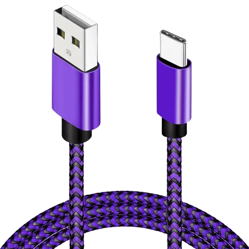 Cable USB-A a Type-C de carga rápida – Nylon trenzado, resistente y compatible con Xiaomi, Samsung, Huawei y Android