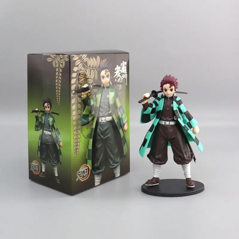 Figura Demon Slayer Anime – Kamado Tanjirou, Zenitsu y Nezuko | Figuras PVC Kimetsu no Yaiba Coleccionables