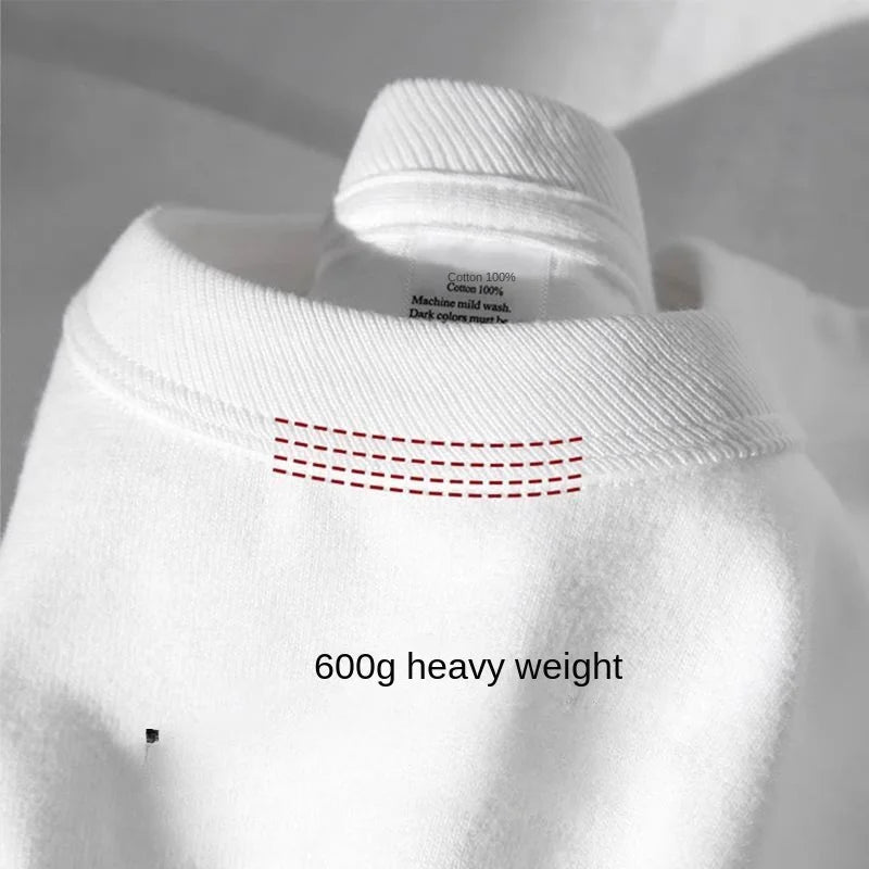 Camiseta Oversize Heavyweight 600g | T-Shirt Unisex 100% Algodón Premium Verano