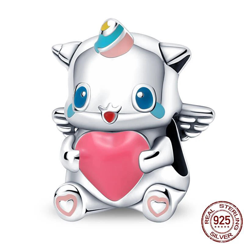 Charm Luciérnaga Luminosa en Plata 925 – Abalorio DIY para Pulseras y Collares Originales Mujer