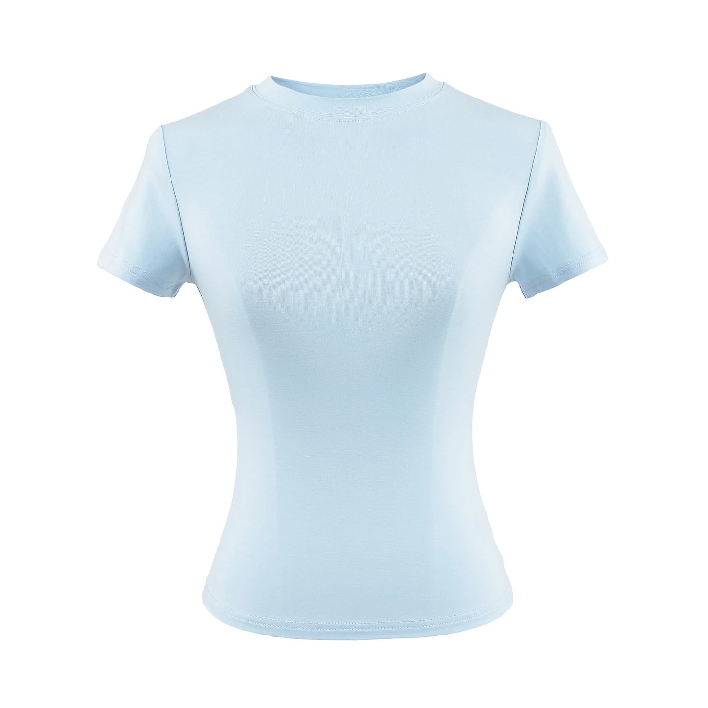 Camiseta Mujer Casual 2024 | T-shirt Slim Fit Manga Corta Sexy Básica Estilo Y2K
