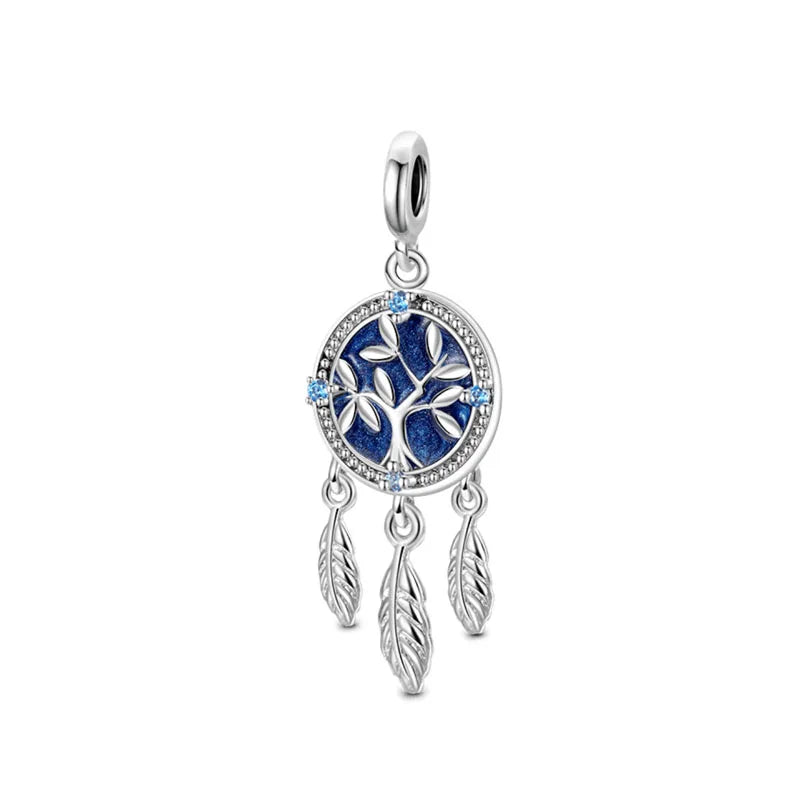 Charm Serie Océano en Plata 925 – Abalorios Tortuga, Cangrejo y Sirena para Pulsera Original Mujer