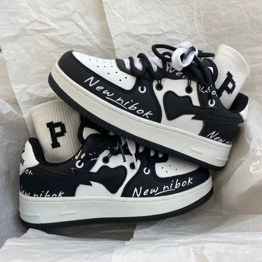 Zapatillas 2025 | Sneakers Casual con Suela Gruesa y Cordones