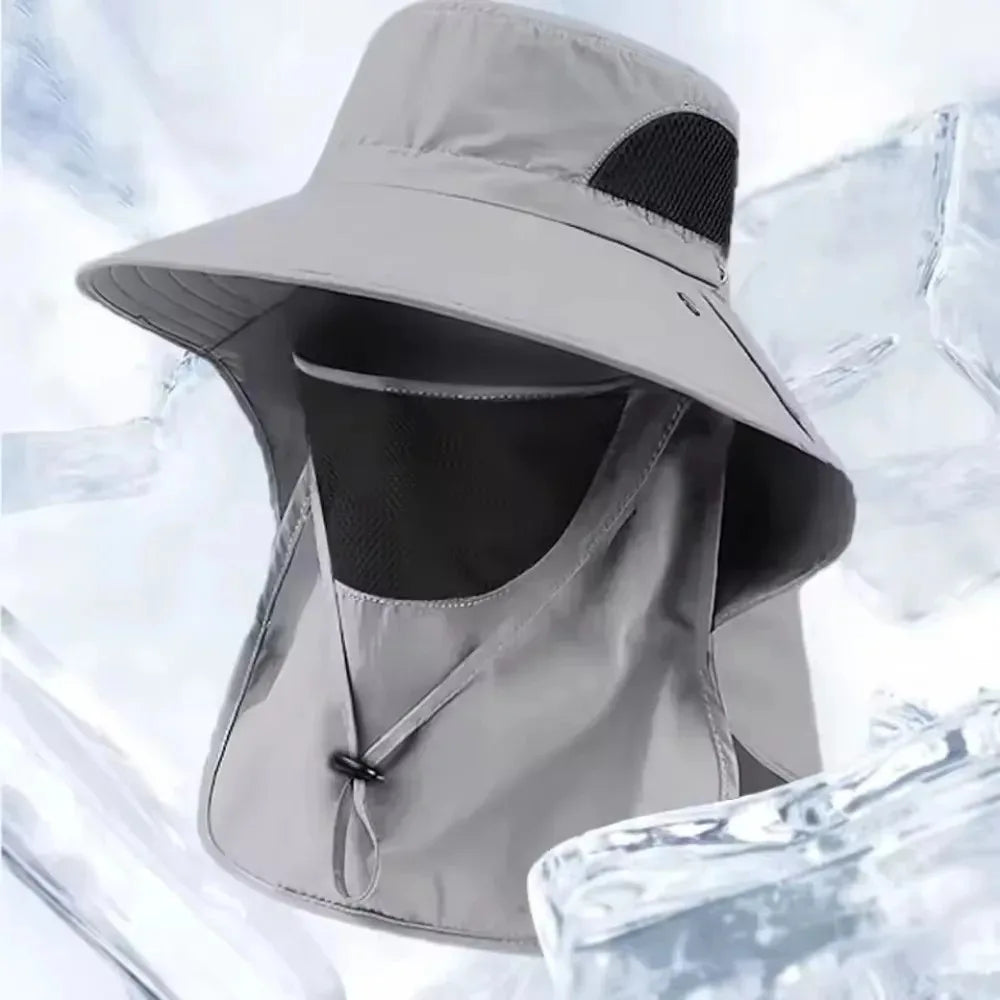 Sombrero Unisex de Verano | Protección UV | Transpirable e Impermeable | Gorro de Pesca, Ciclismo y Escalada con Protección de Cuello