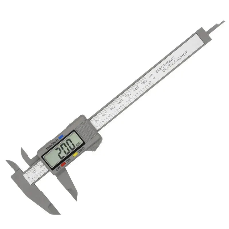 Calibrador Digital Vernier 0-150mm | Calibrador Electrónico de Plástico para Estudiantes, Hogar y Carpintería