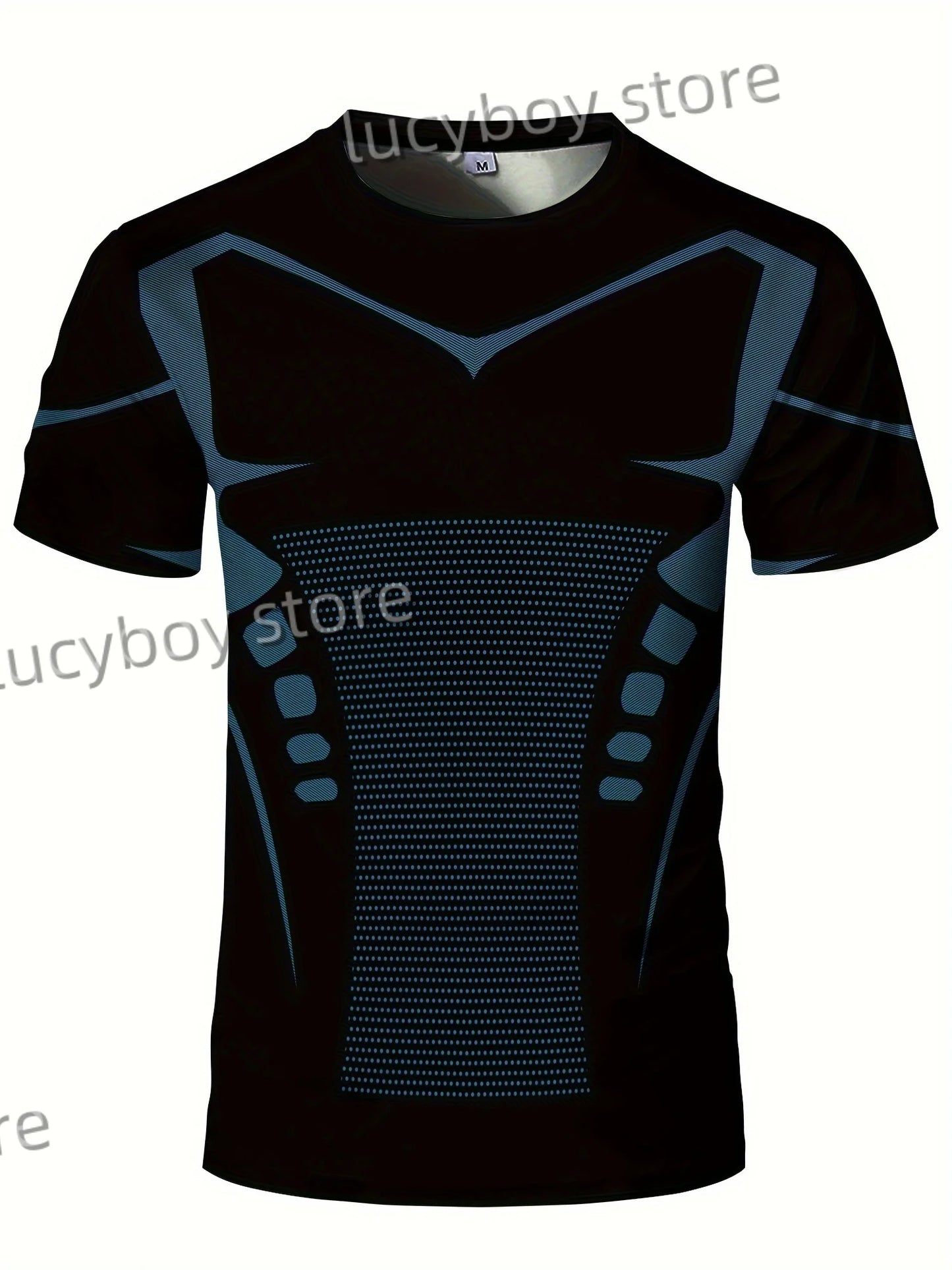 Camiseta de Entrenamiento para Hombre – T-shirt Color Block, Gym, Running y Fitness, Manga Corta y Secado Rápido