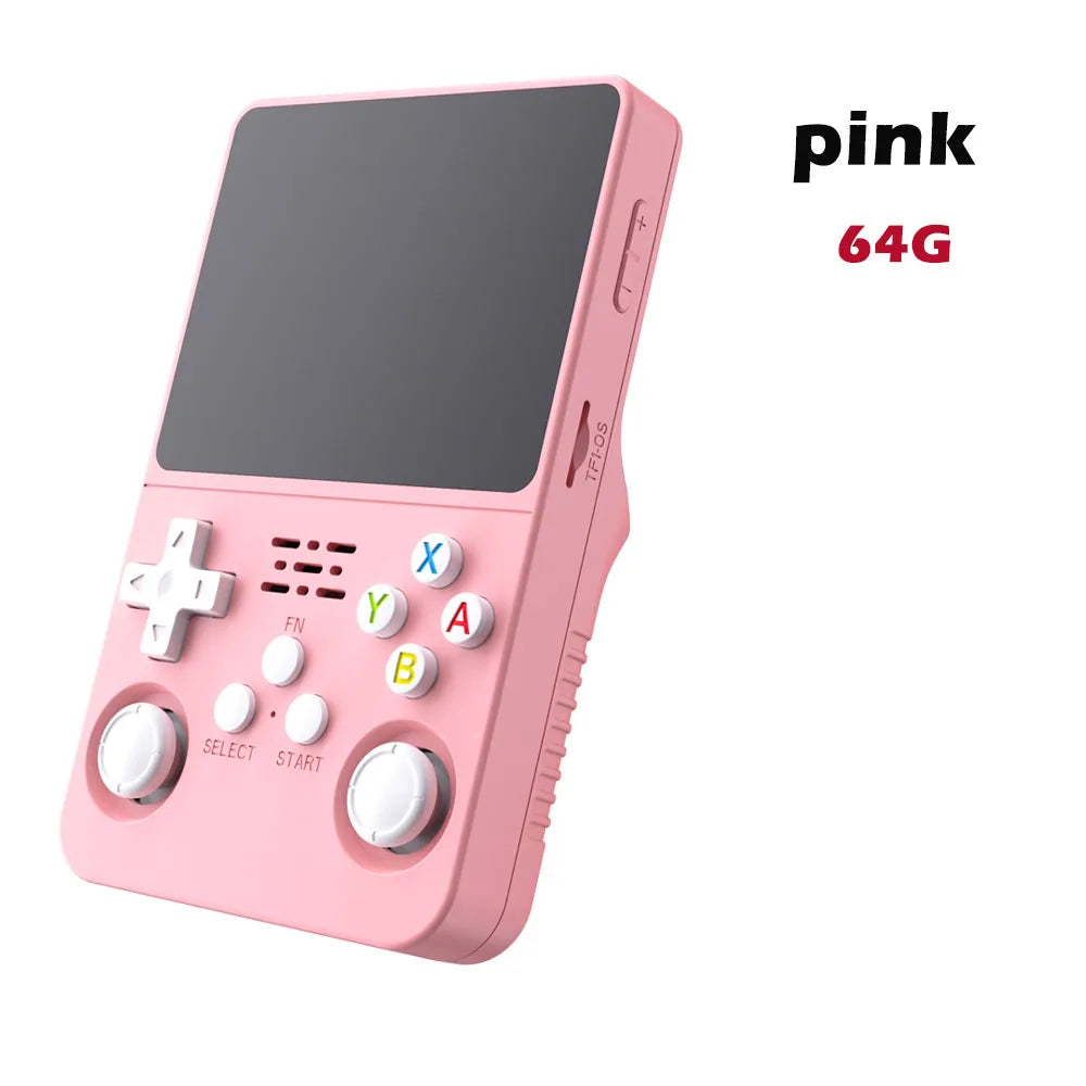 R36S Retro Handheld Game Console – Consola Portátil Linux 3.5” IPS con 64GB y 15000+ Juegos