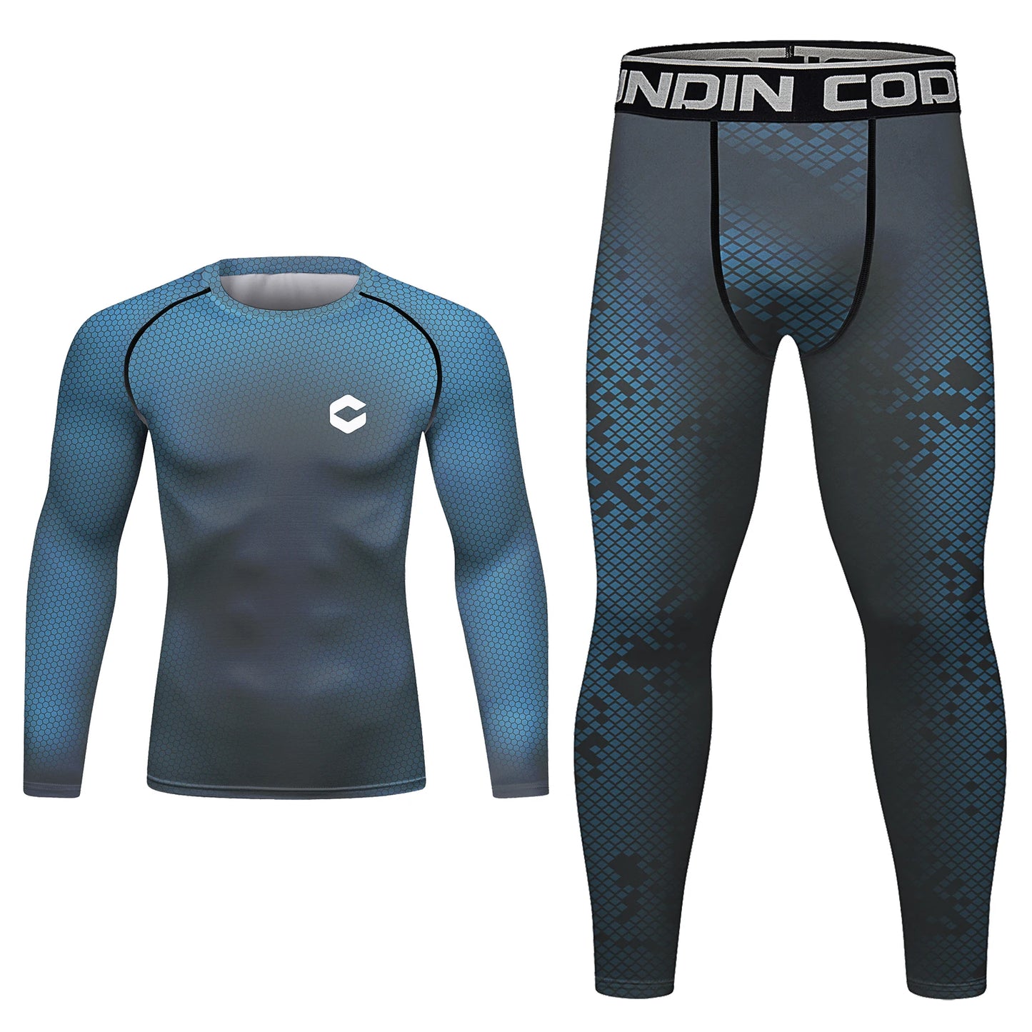 Conjunto Deportivo para Hombre BJJ No Gi – Rashguard + Shorts MMA | Traje de Entrenamiento Kickboxing Antideslizante Anti-UV