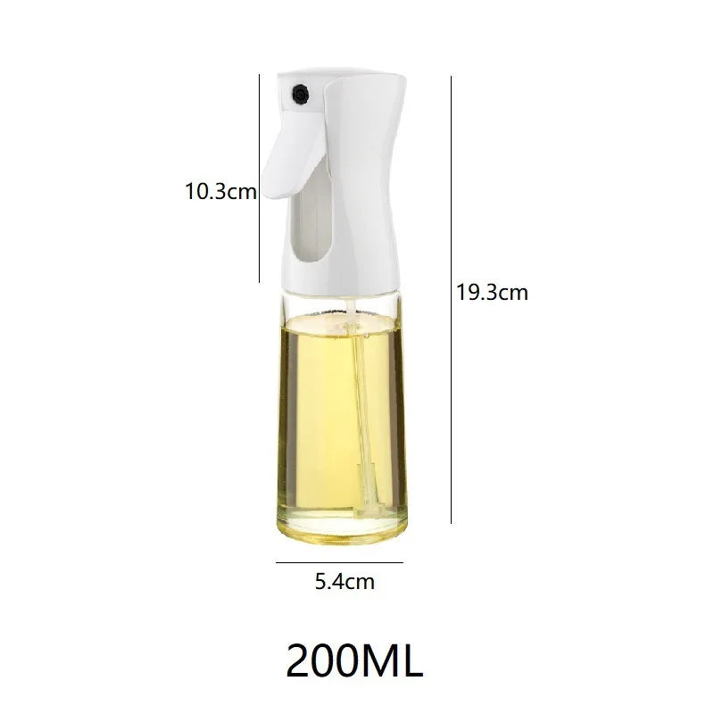 Botella Pulverizadora de Aceite 200ml/300ml | Dispensador de Aceite de Oliva, Vinagre, Salsa de Soya | Cocina, BBQ, Camping y Repostería