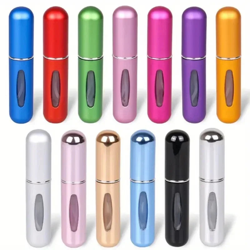 Atomizador de Perfume Recargable 5ml | Botella Portátil de Viaje con Pulverizador para Cosméticos y Fragancias