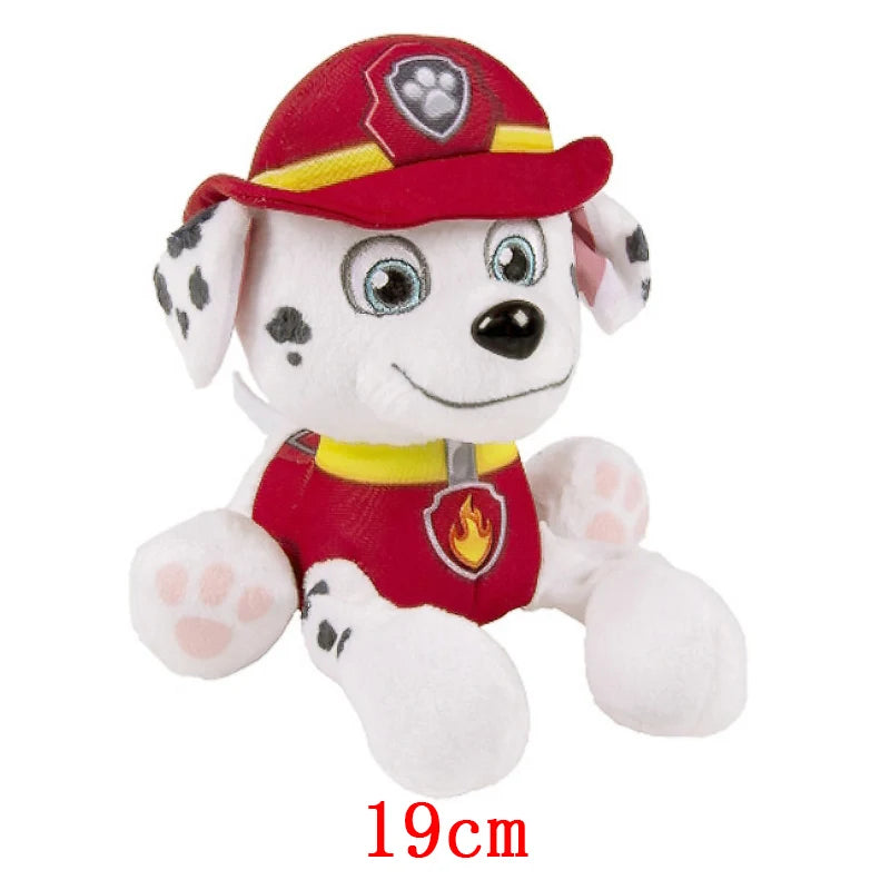 Peluche Perro Patrulla Canina 19cm – Muñeco Chase Rock de Dibujos Animados, Figura Infantil de Regalo Navidad
