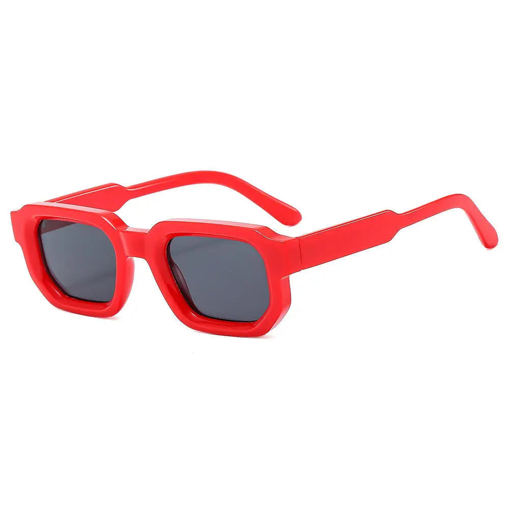 KLASSNUM Gafas de Sol Rectangulares Vintage | Retro Fashion UV400 Unisex Hombres y Mujeres