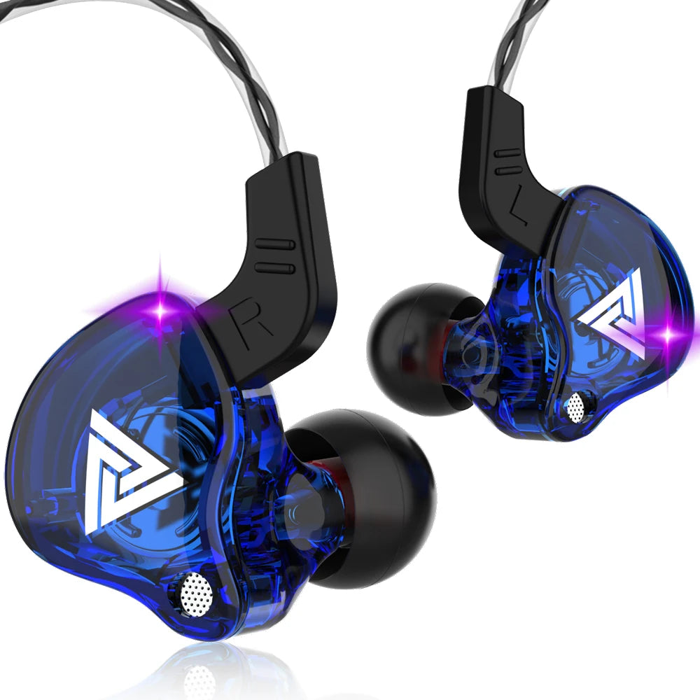 Auriculares In-Ear QKZ AK6 Originales | 6 Unidades Dinámicas con Micrófono, Sonido HIFI Estéreo y Subwoofer Deportivo