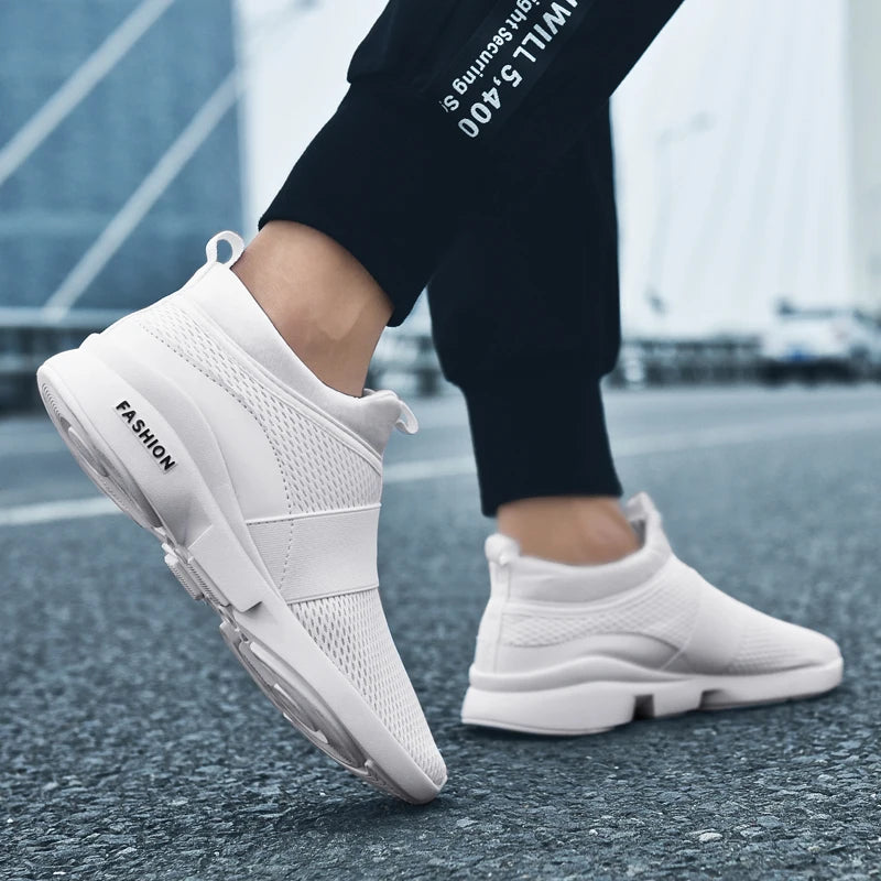 Zapatillas Hombre 2025 | Sneakers Casual de Malla Transpirable y Slip-on