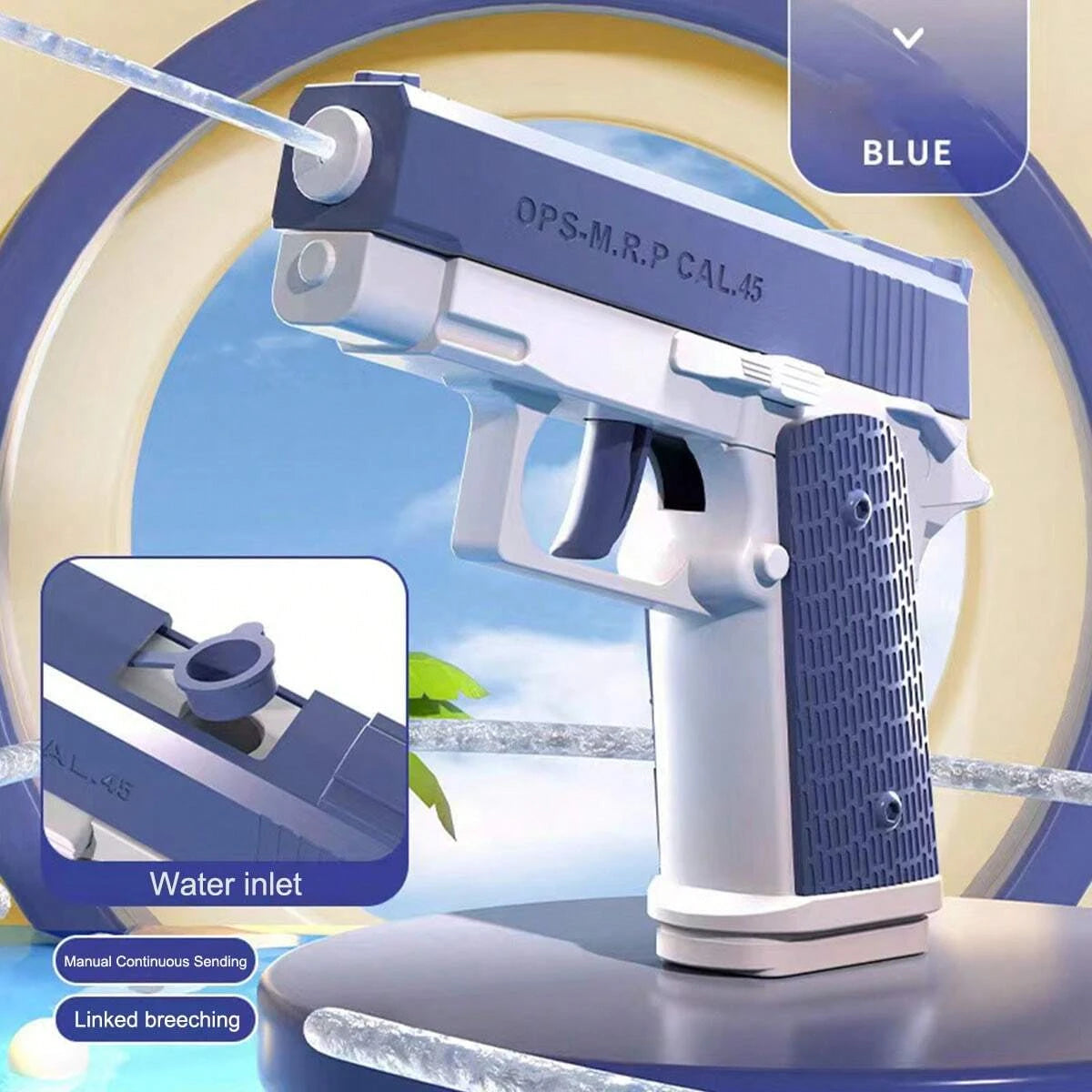 M1911 Pistola de Agua para Niños y Adultos | Juguete de Verano para Playa, Piscina y Juegos al Aire Libre