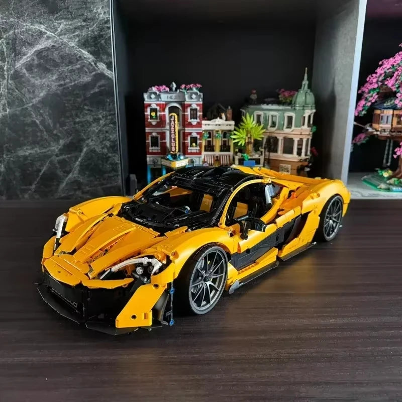 Set de Bloques P1 Supercar – Kit de Construcción Mecánica para Adultos, Juguete de Ingeniería DIY con Sistema Building Moc