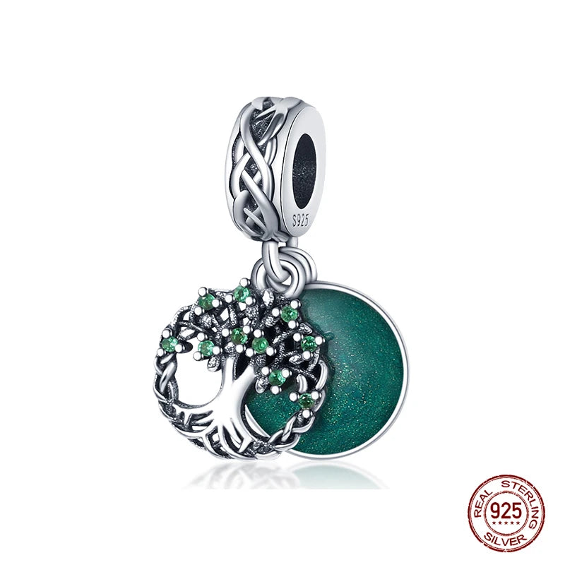 925 Sterling Silver Chameleon Luminous Firefly Butterfly Charms Beads Fit Qikaola 925 Original Bracelets Fine DIY Jewelry Making