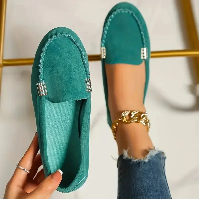 Mocasines Mujer 2024 | Zapatos Casuales Planos de Mezclilla