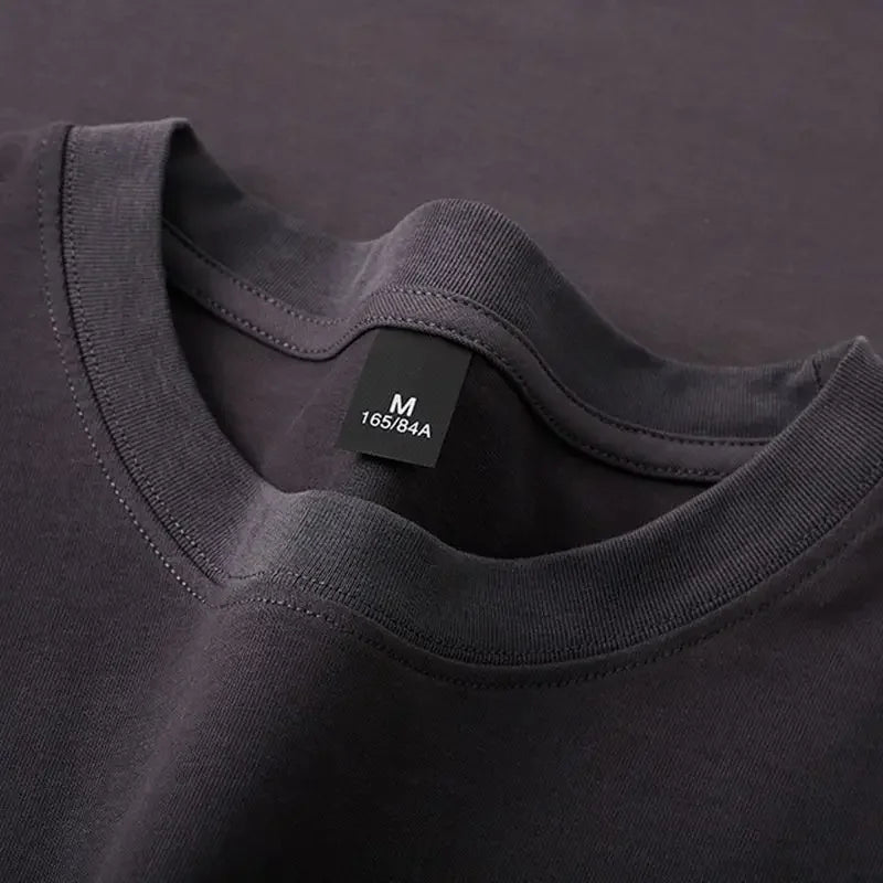 Camiseta Oversize Heavyweight 600g | T-Shirt Unisex 100% Algodón Premium Verano