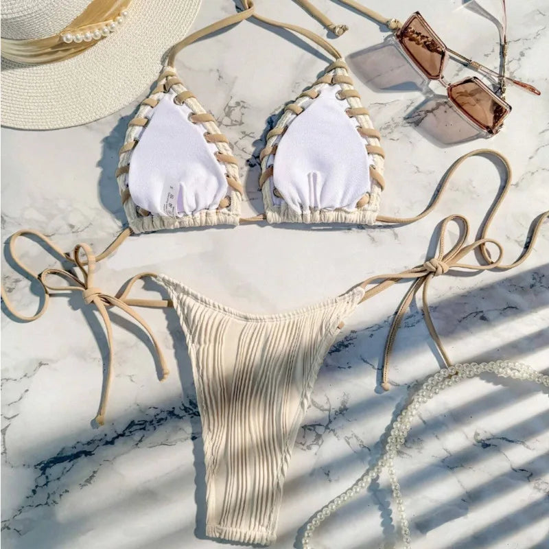 Bikini Sexy Mujer 2025 | Brasileño Playa y Piscina