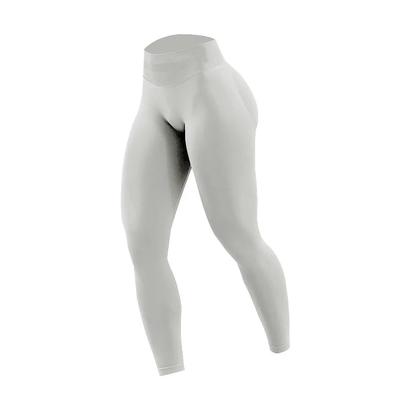 Leggings Deportivos Mujer | Pantalón Yoga de Cintura Alta con Efecto Push Up y Ajuste Slim