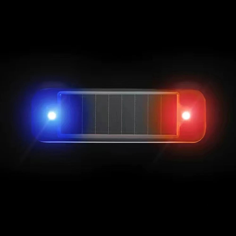 Mini Luz de Advertencia Solar LED para Coche | Lámpara Antirrobo Simulada | Luz de Seguridad Nocturna Inalámbrica