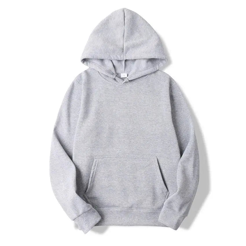 Hoodie Básico de Felpa – Sudadera con Capucha Unisex, Económica y Versátil para Hombre