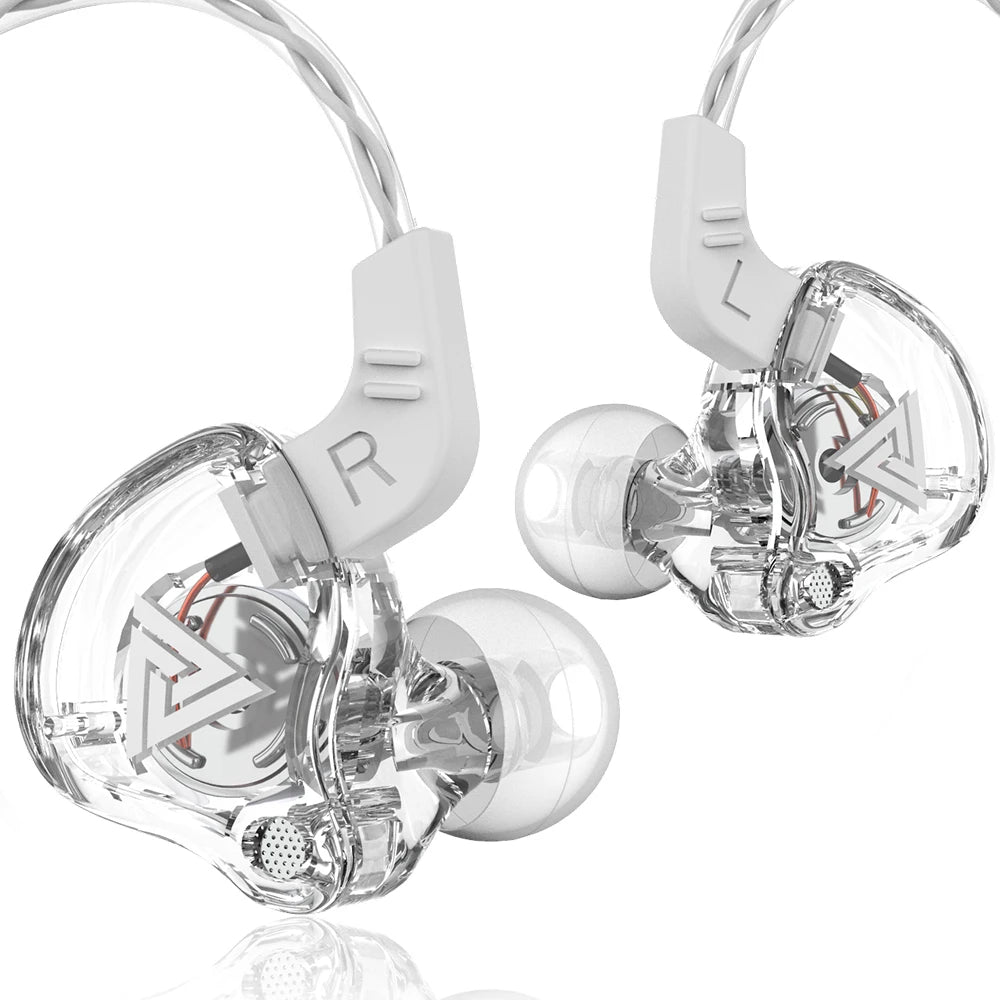 Auriculares In-Ear QKZ AK6 Originales | 6 Unidades Dinámicas con Micrófono, Sonido HIFI Estéreo y Subwoofer Deportivo