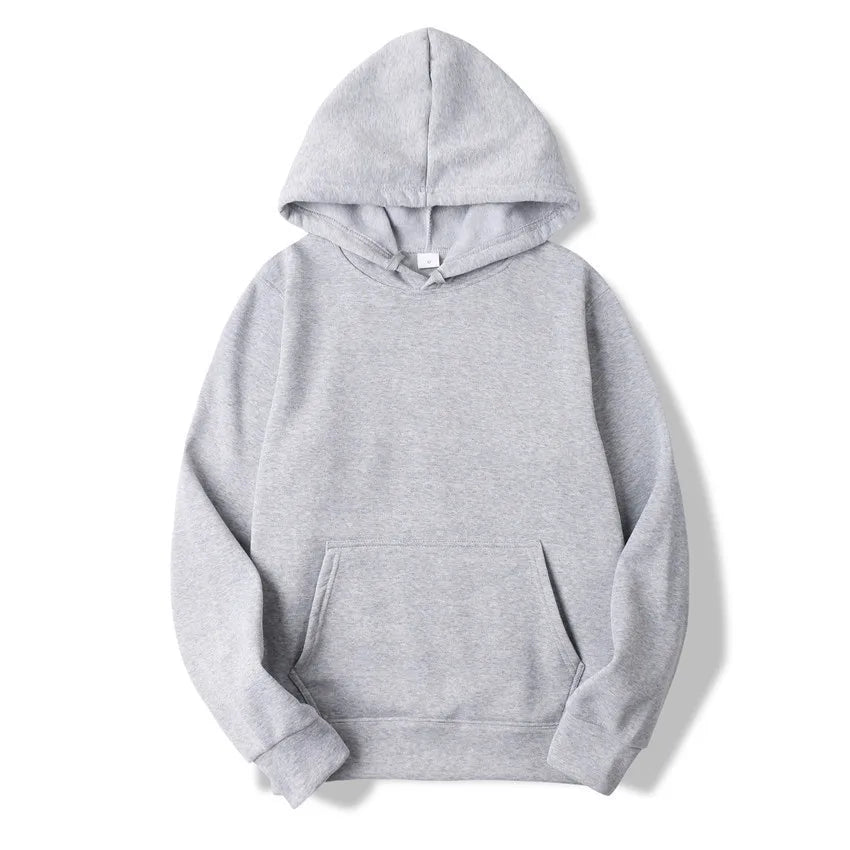 Hoodie Básico Unisex – Sudadera Casual Hombre y Mujer para Primavera, Otoño e Invierno