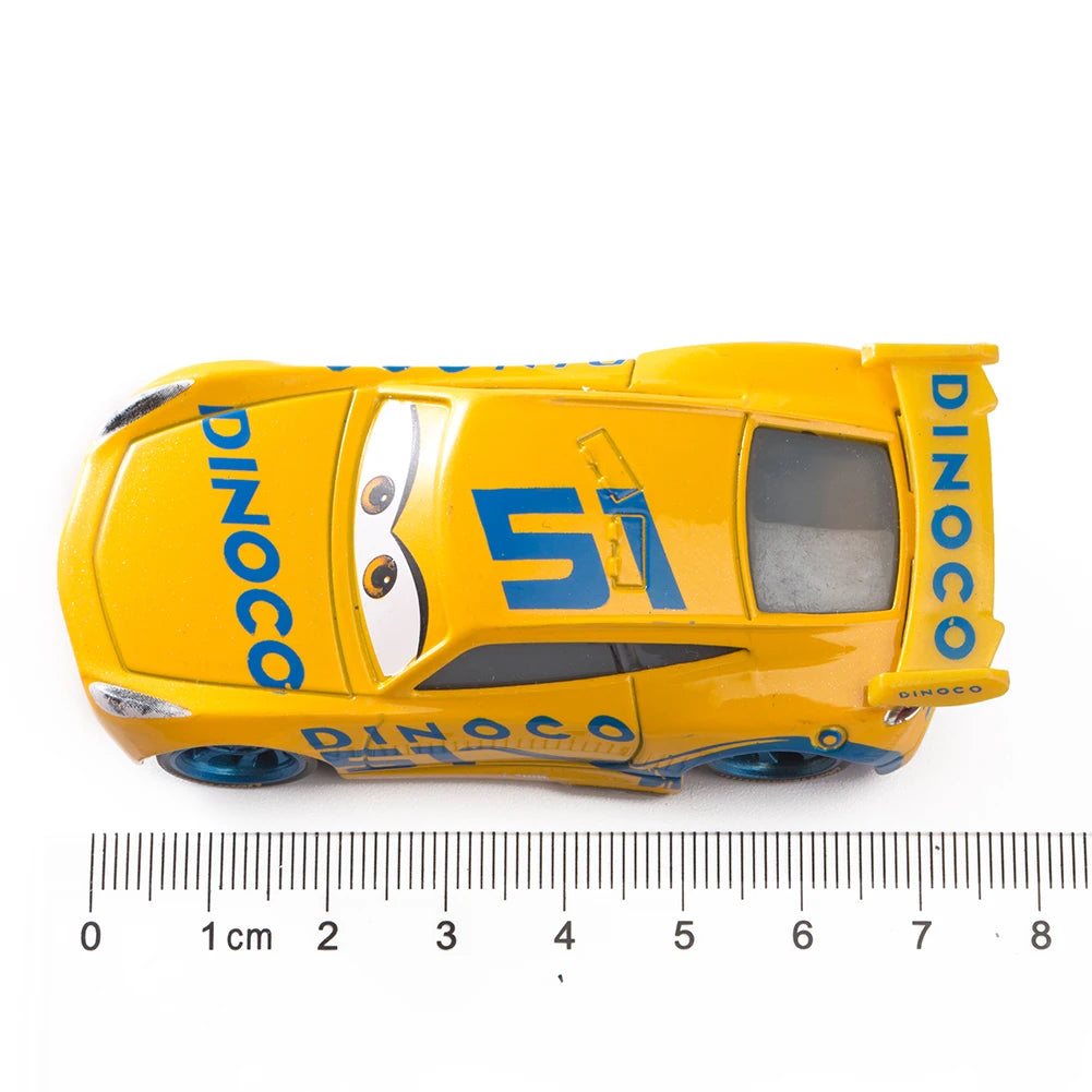 Coche de Juguete Disney Pixar Cars 3 Lightning McQueen & Mater 1:55 – Colección de Vehículos de Metal Diecast